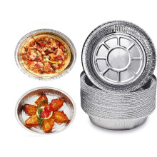 Roofei round foil pans extra-heavy duty 100 pack