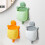 Turtle-shaped wall-mounted storage box with multiple 8