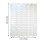 White Polyester Shower Curtain Liner Machine Washable 4