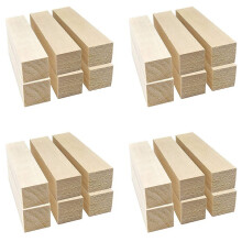 Basswood Carving Blocks for Beginners 24 Pieces
