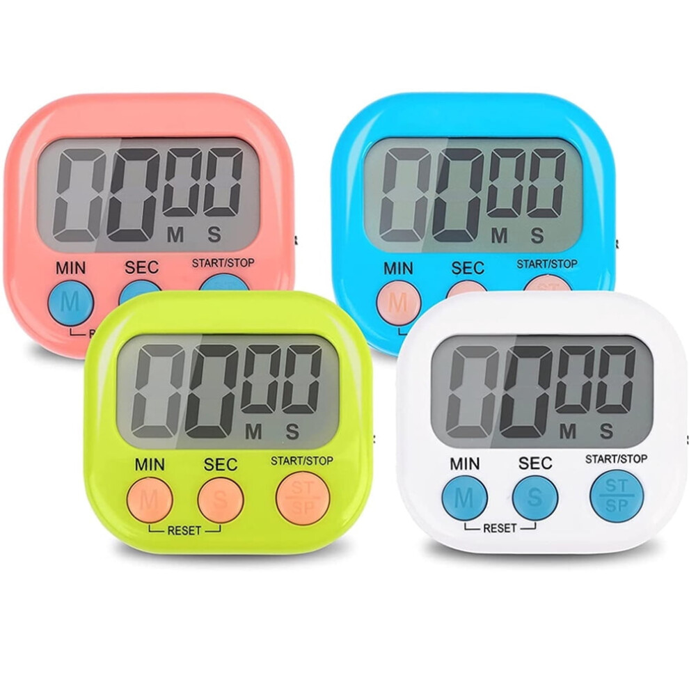 Digital Kitchen Timer Multi-Function 4-Piece