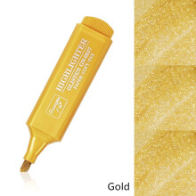 Metallic Highlighter Pen 8 Colors Gold and Fluorescent