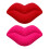 Masteelf lip-shaped plush throw pillows 2 pcs 1