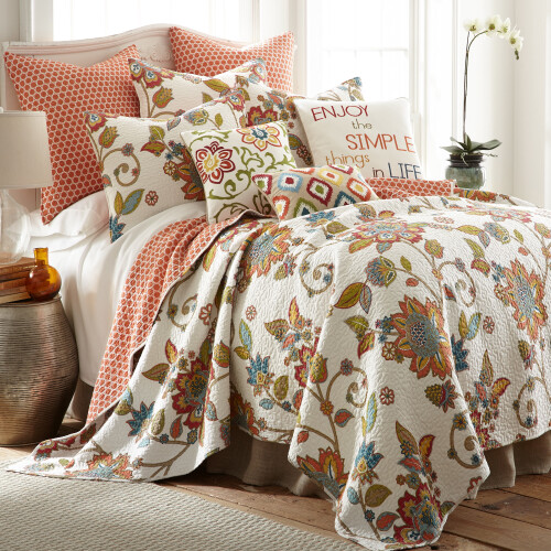 Almofada decorativa Clementine da Levtex Home, 45,7 x 45,7 cm (18 x 18 polegadas) 2