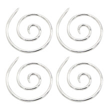 Spiral Knitting Needles Alloy 4 Pcs