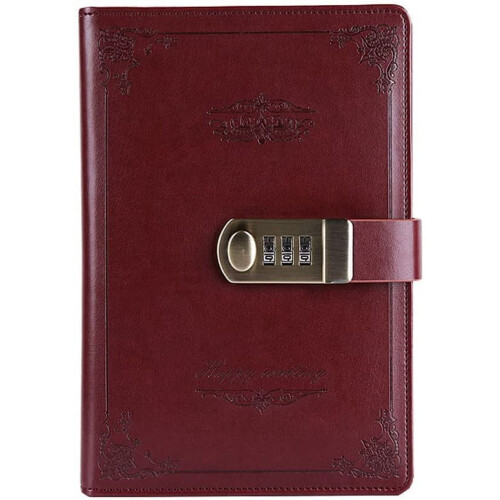 Locking Journal Digital Lock Large Binder Notebook 1