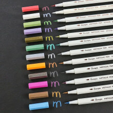 Metallic Marker Pen Medium Point 12 Colors