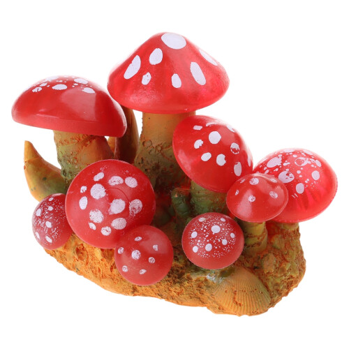 Mini mushroom terrarium natural appearance aquarium decor