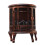 Electric fireplace stove with flame effect and LED night 1