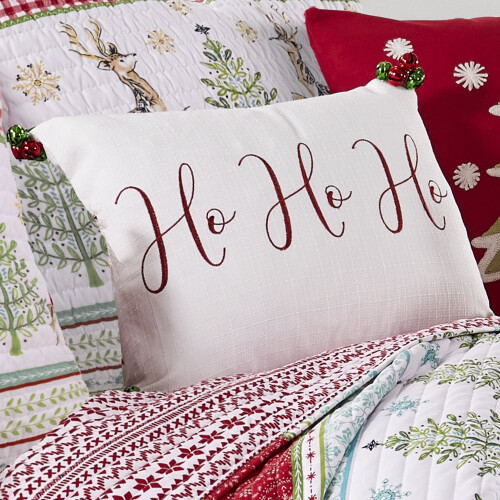 Almofada decorativa Levtex Home com estampa de cometa e cupido, 35,5 x 45,7 cm (14 x 18 polegadas). 2
