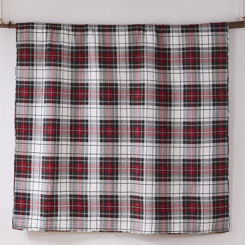 Levtex Spencer Plaid Steppdecke, wendbar, Einzelbett, Baumwolle/Polyester 1
