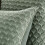 Levtex Merano quiltad sammet, sjögrön 61x51 cm 2