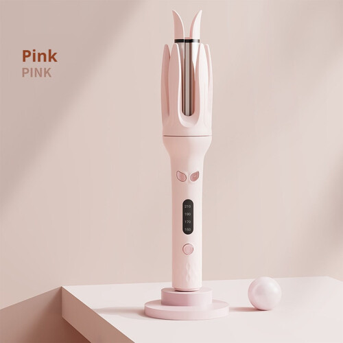 Automatic curling iron with 5 temperature settings and timer