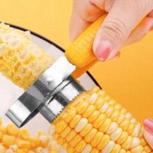 Ofertas de ManTuo Prime Day Hoy 2024 Pelador de mazorcas de maíz, cortador de verduras, herramientas de cocina, amarillo, tamaño único