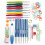 Κιτ κροσέ Lingouzi με αλουμινένια γάντζους με μαλακή λαβή 1