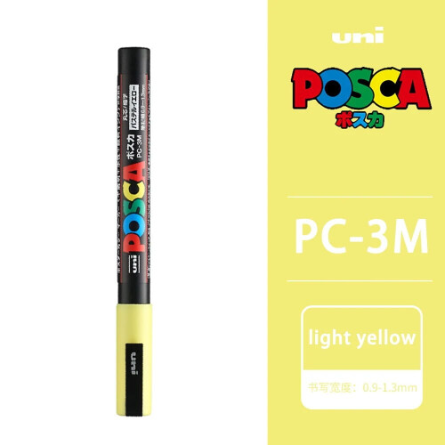 Posca Marker PC-3M waterproof permanent light yellow