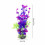 Decoração artificial roxa para aquário com plantas aquáticas. 2