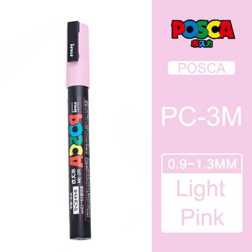 Posca Farbmarker PC-3M, feine Spitze, 0,9–1,3 mm, 24 Farben