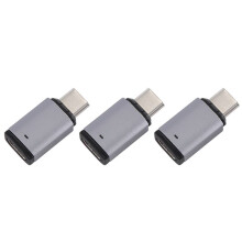 3X 5A Magnetic Adapter USB C Male to Female 100W PD Fast Charging Magnet USB C Data Adapter OTG Connector, Straight