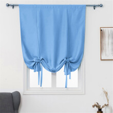 Blue balloon roman curtain for bathroom kitchen 60x120 cm