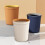 RFUGUG Trash Can with Pressure Ring 11.4x9.0x7.9in Round 1