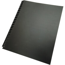 Binding Cover Black 11" x 8.5" 100% Recycled 25-Pack