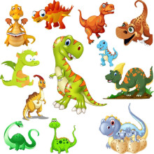 Dinosaur Wall Decor Stickers Kids Removable 12pcs