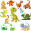 Dinosaur Wall Decor Stickers Kids Removable 12pcs 1