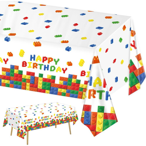 Butterfly tablecloth plastic 108x54 inch 3 pack