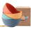 MGEZCOO Plastic Bowls Microwave Safe BPA Free 4 Pack 1