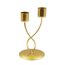 Nordic metal candle stand for taper candles