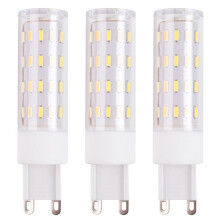 3X G9 Led Light Bulb 6W Tuya WiFi Dimmable Light Halogen Light Voice Control LED Bulbs 2700-6500K EU Plug