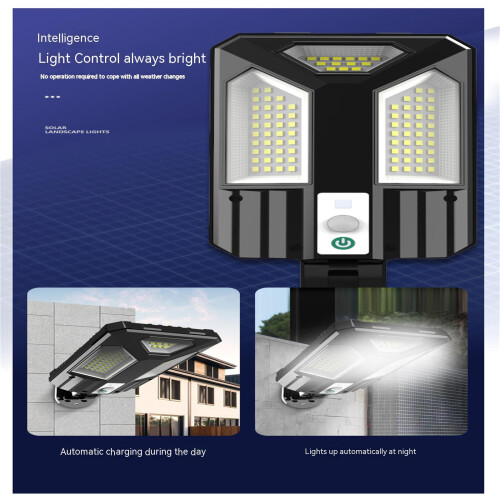 LED Solar Street Light Wall-Mounted 4.1W High Brightness 2
