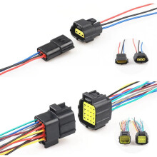 Waterproof Electrical Car Plug Connector 3-16 Pin