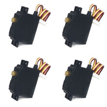 4X 5 Wire Metal Gear Servo for 12428 12423 12427 1/12 RC Car Upgrade Parts Accessories