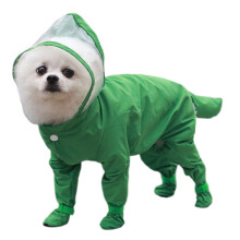 Dog Raincoat Hooded Slicker Poncho for Small to Large Dogs