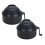 Meiiso Ramen Bowl Microwave Dishwasher Safe Black 2pcs 1