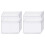 Tasche per raccoglitore A6 in PVC trasparente con 6 fori e cerniera, 68 pezzi 1