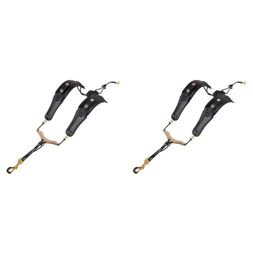 2X Saxophone Shoulder Neck Strap Adjustable Sax Double Shoulder Strap Harness Sax Musical Instruments Accessories