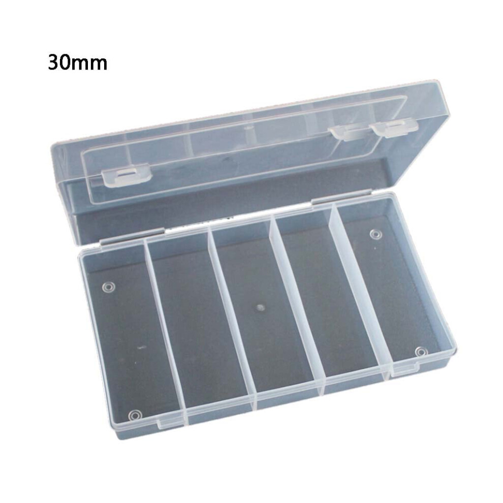 Rectangular coin holder transparent empty case