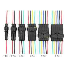 Waterproof Plug Connector Electrical Car 1-6 Pin