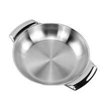 Paella Pan Nonstick Stainless Steel Skillet 12-inch