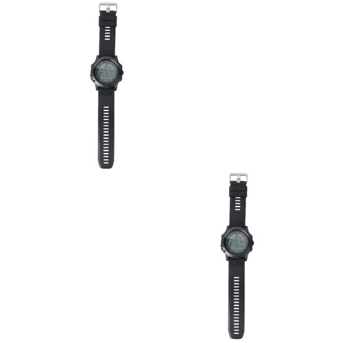 Multifunction Soccer Referee Watch Black 2 pcs
