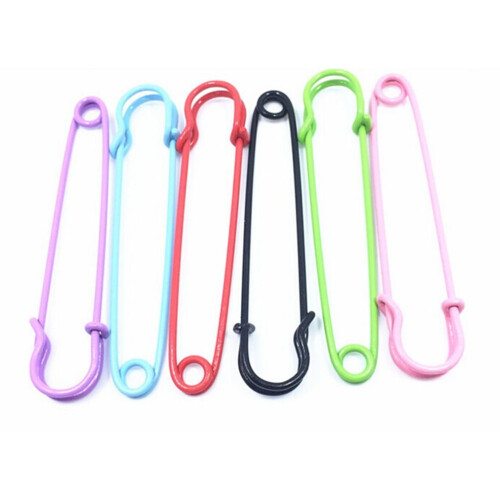 Masteelf steel safety pins extra-large 6 pcs