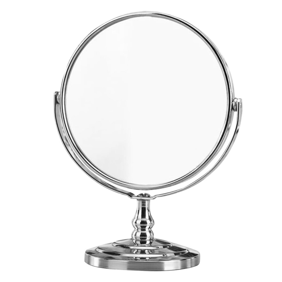 Dual-Sided Magnifying Makeup Mirror with Swivel Stand