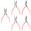 Needle Nose Pliers Stainless Steel 5-Pack 1