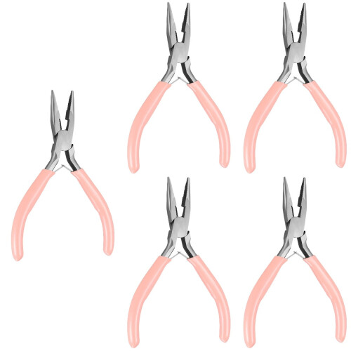 Needle Nose Pliers Stainless Steel 5-Pack