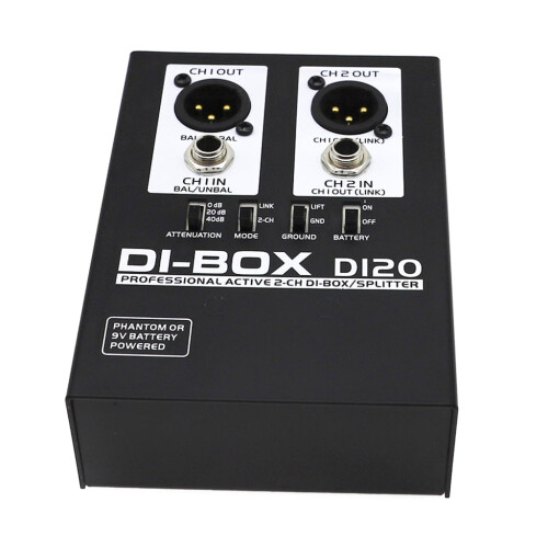 2-Channel Active DI Box Balanced Output