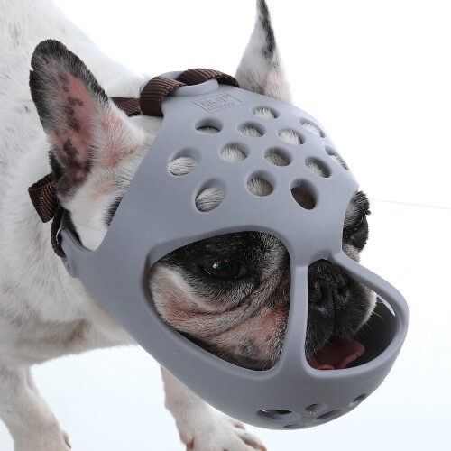 Dog Muzzle for Short-Snouted Breeds Breathable 1 Pack