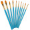 Acrylic Brush Set Round Pointed Nylon 10 Pieces 1